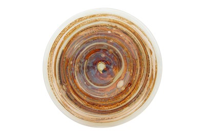 Lot 65 - A LARGE STUDIO GLASS BOWL