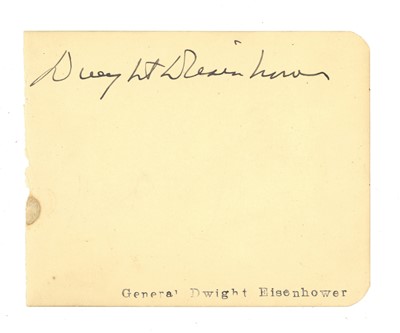 Lot 400 - Eisenhower (Dwight)