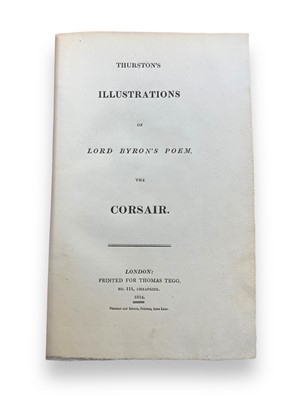 Lot 198 - Byron, Thurston’s Illustrations of Lord Byron’s Poem The Corsair, 1814