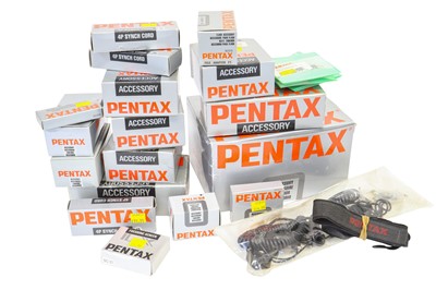 Lot 370 - A Large Selection of Pentax Boxed Accessories.
