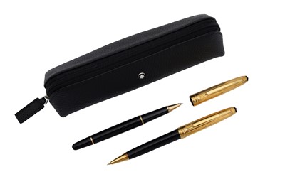 Lot 463 - A MONTBLANC MEISTERSTUCK DOUE ROLLERBALL PEN AND MECHANICAL PENCIL