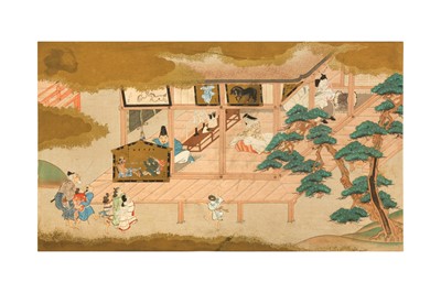 Lot 440 - A JAPANESE TOSA SCHOOL PAINTING