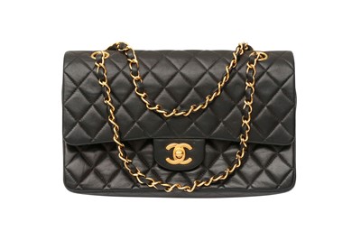 Lot 445 - Chanel Black Medium Classic Double Flap Bag