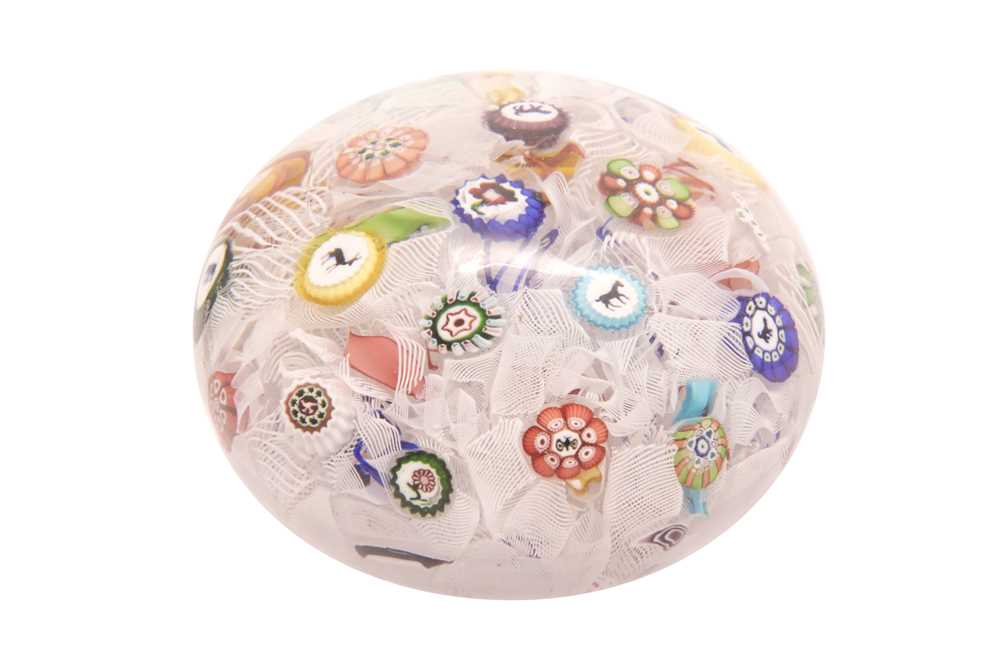 Lot 516 - A MID 19TH CENTURY BACCARAT PAPERWEIGHT DATED 1848