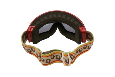 Lot 42 - Christian Dior Red Rasta Ski Googles