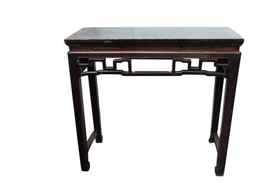 Lot 640 - A CHINESE WOOD ALTAR TABLE