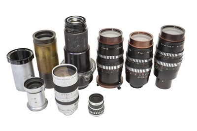 Lot 294 - Cosmicar 25mm f1.9 & other Cine lenses.