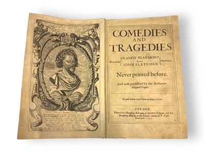 Lot 197 - Beaumont (Francis) and (John) Fletcher, Comedies and Tragedies [bound with: The Wild-Goose Chase. A comedie].