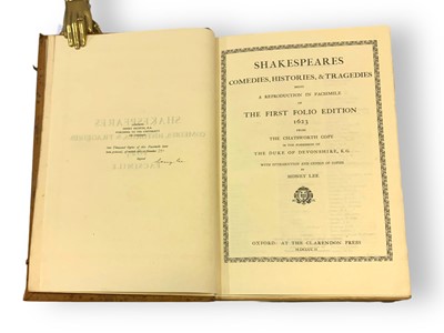 Lot 230 - Shakespeare (William) Comedies, Histories, & Tragedies being a reproduction facsimile of the First Folio edition