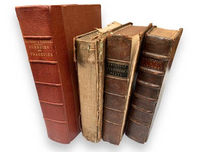 Lot 195 - Beaumont (Francis) and (John) Fletcher, A collection of four volumes of the plays