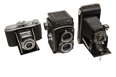 Lot 441 - MPP Microcord TLR Camera & Two Folding Cameras.