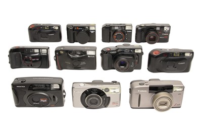Lot 63 - LOMO LC-A Camera. / A Selection of Canon Point & Shoot Cameras.