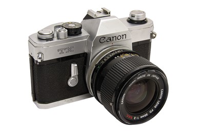 Lot 205 - Canon TX with Canon FD 35mm f2 S.S.C.