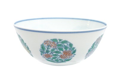 Lot 599 - A CHINESE DOUCAI 'BLOSSOMS' BOWL