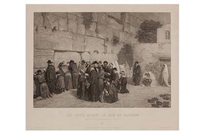 Lot 51 - Bida (Alexandre) Les Juifs devant le mur de Salomon