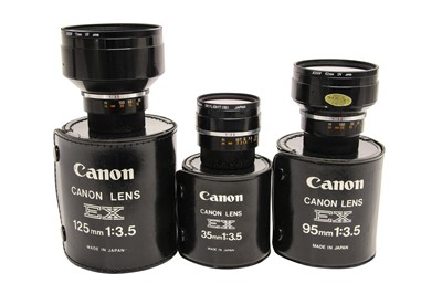 Lot 206 - Three Canon EX Lenses.