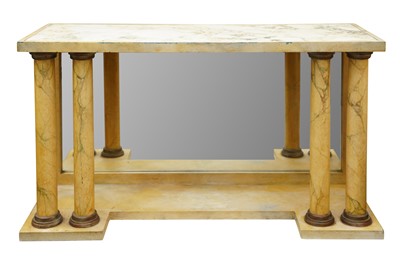 Lot 790 - A CLASSICAL STYLE CONSOLE TABLE