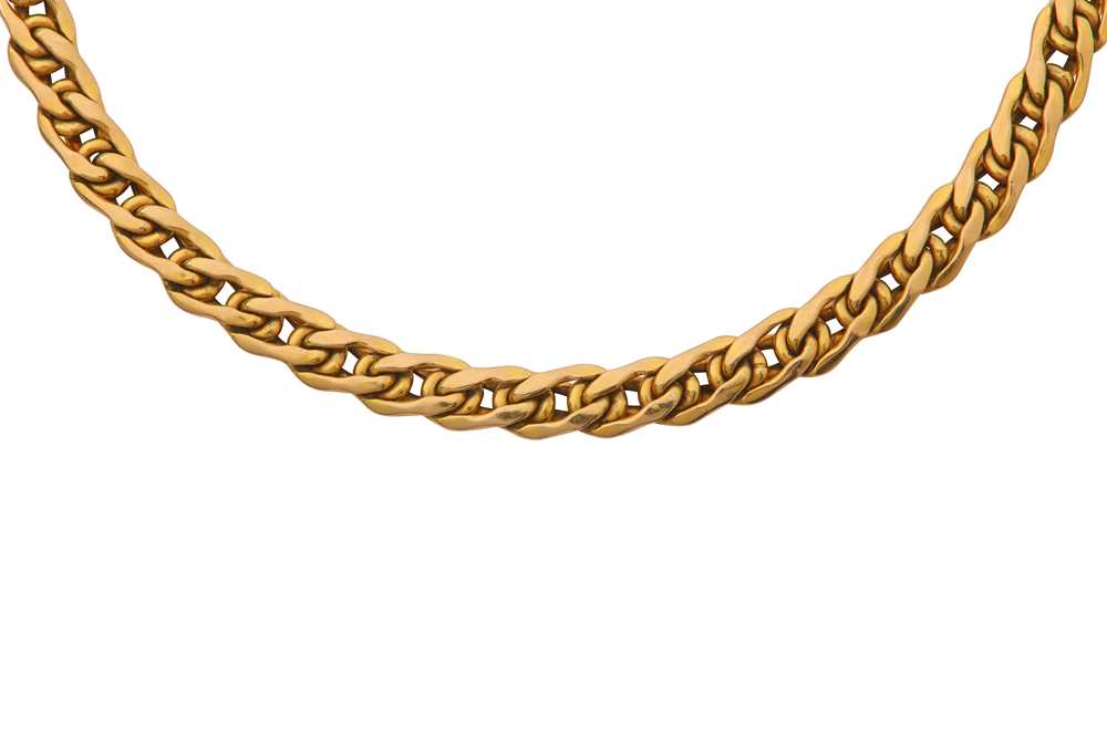 Lot 100 - UNOAERRE Ι A FANCY-LINK CHAIN NECKLACE