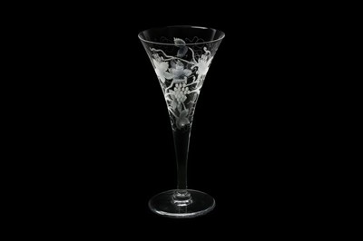 Lot 120 - Christian Dior Vine Etched Wine Glasses