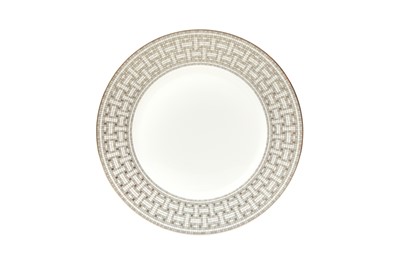 Lot 31 - Hermes ‘Mosaique Au 24 Platinum’ Six Place Setting Dinner Service