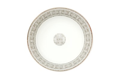 Lot 61 - Hermes ‘Mosaique Au 24 Platinum’ Rice Bowls