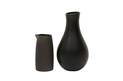 Lot 136 - Hermes Black Contemporary Vases