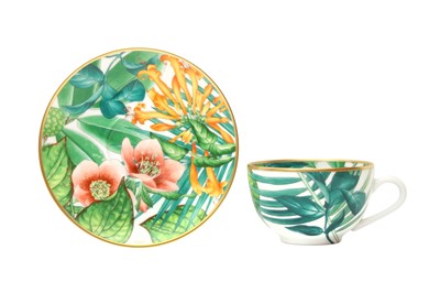 Lot 103 - Hermes ‘Passifolia’ Tea Cups and Saucers