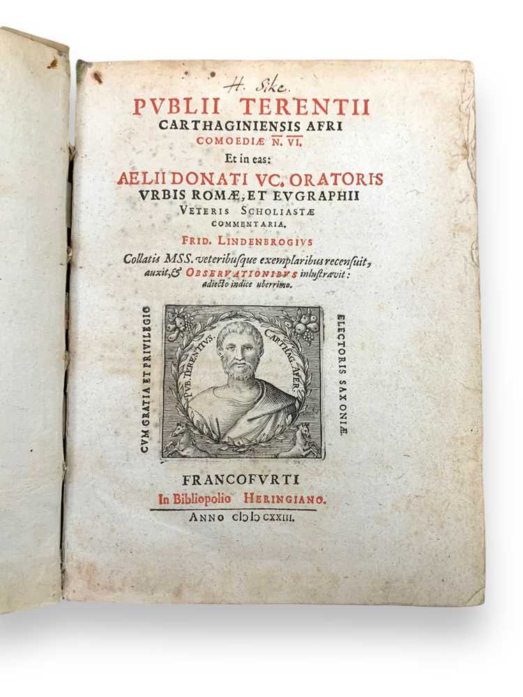 Lot 44 - Terentius Afer (Publius), [Terence)], and others