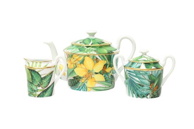 Lot 81 - Hermes ‘Passifolia’ Three Piece Tea Set