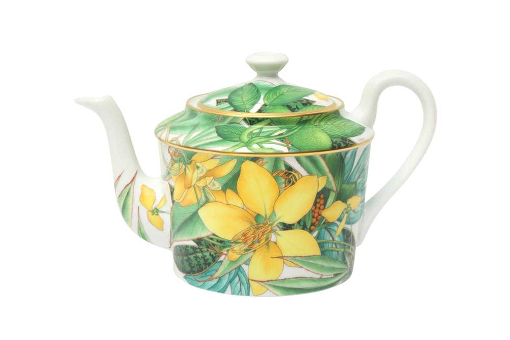 Lot 81 Hermes ‘Passifolia’ Three Piece Tea Set