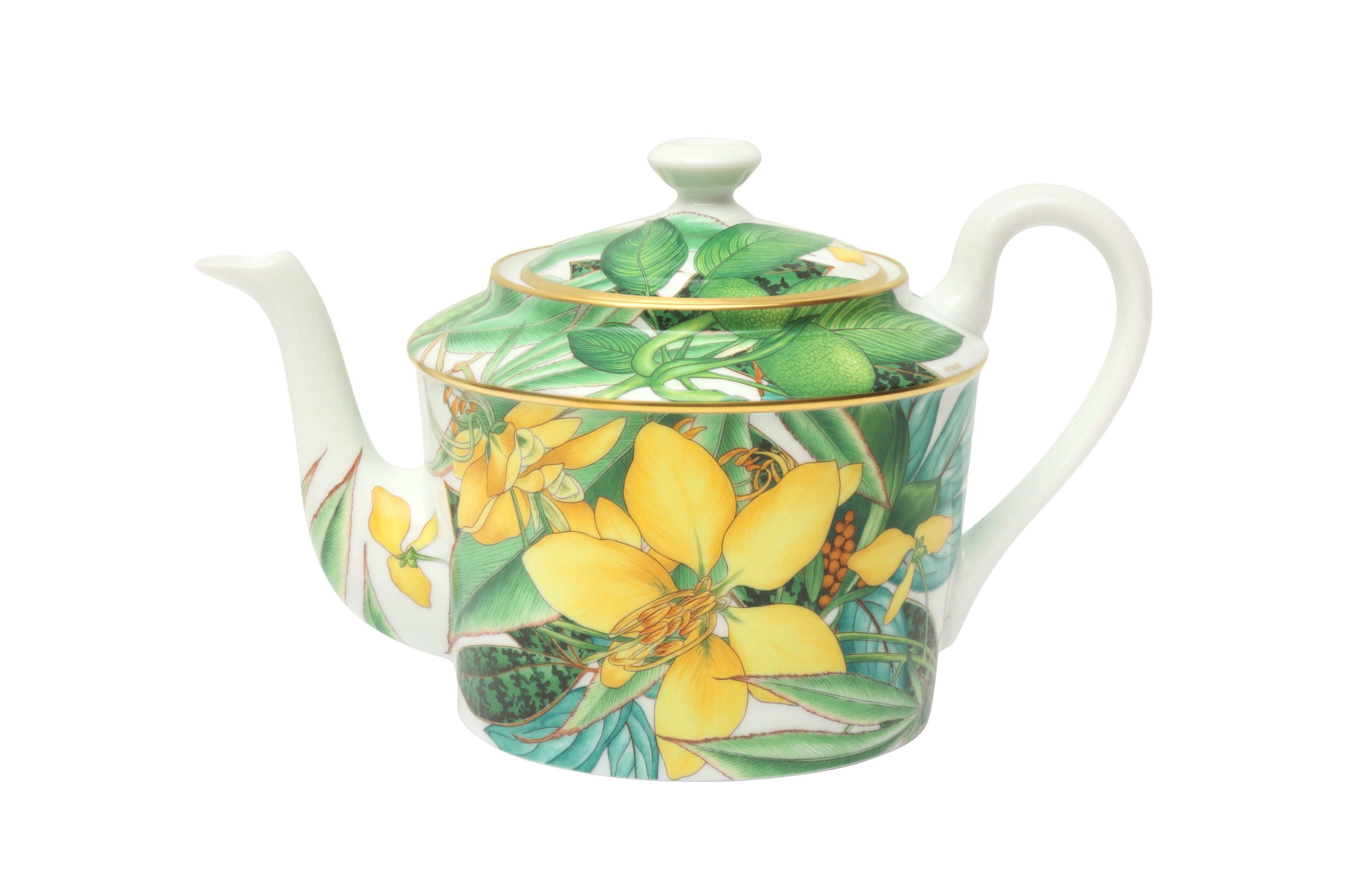 Lot 81 - Hermes ‘Passifolia’ Three Piece Tea Set