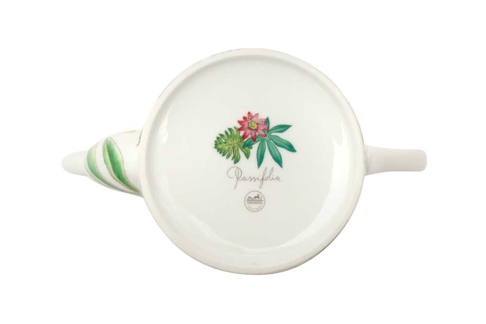 Lot 81 Hermes ‘Passifolia’ Three Piece Tea Set