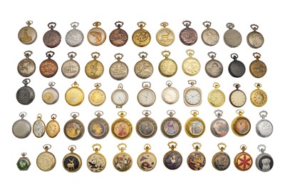 Lot 426 - A LARGE GROUP OF MODERN COLLECTORS POCKET WATCHES