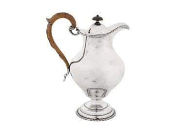 Lot 82 - An early 20th century Indian colonial silver ewer or covered jug, Bangalore circa 1910 by Cotha Krishniah Chetty (est. 1869)