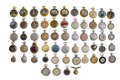 Lot 425 - A LARGE GROUP OF POCKET WATCHES