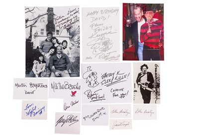 Lot 43 - Autograph Collection.- Horror Movies