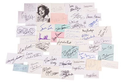 Lot 64 - Autograph Collection.- Vintage Hollywood