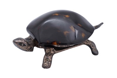 Lot 664 - AN EARLY 20TH CENTURY ASPREY & CO DESK MECHANICAL BELL IN THE FORM OF A TORTOISE