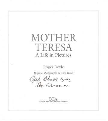 Lot 434 - Mother Teresa