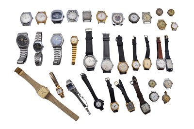 Lot 444 - A COLLECTION OF VINTAGE WATCHES