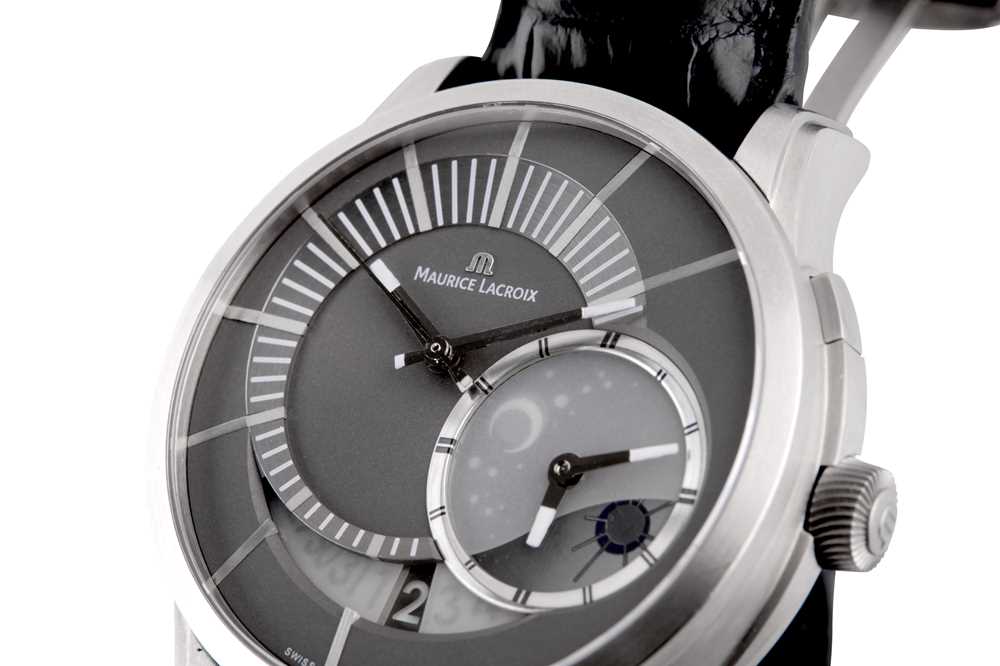 Lot 386 - MAURICE LA CROIX. LIMITED EDITION GMT WRISTWATCH