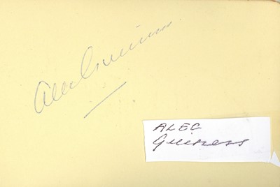 Lot 21 - Autograph Album.- Incl. Alec Guinness