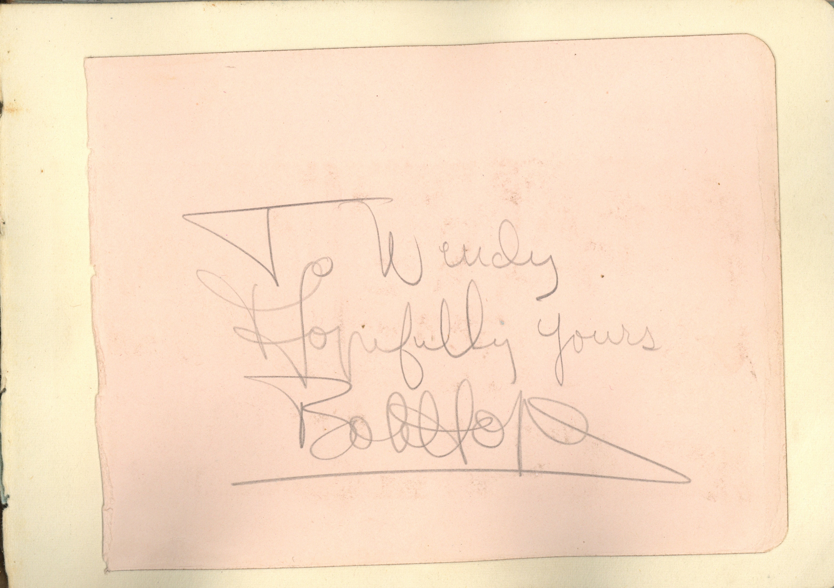 Lot 26 - Autograph Album.- Vintage Actors