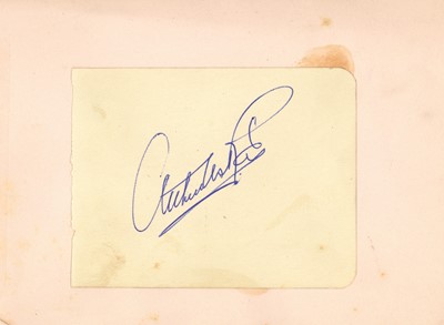 Lot 26 - Autograph Album.- Vintage Actors & Entertainers