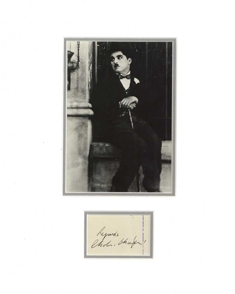 Lot 111 - Chaplin (Charlie)