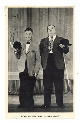 Lot 175 - Laurel (Stan) & Oliver Hardy
