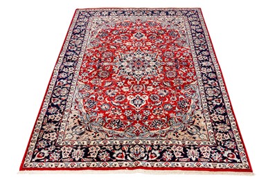 Lot 29 - A FINE ISFAHAN RUG, CENTRAL PERSIA