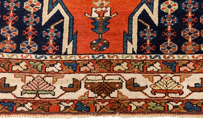 Lot 31 - AN ANTIQUE MAZLAGHAN RUG, WEST PERSIA