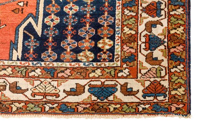 Lot 31 - AN ANTIQUE MAZLAGHAN RUG, WEST PERSIA