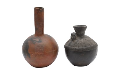 Lot 580 - TWO SOUTH AMERICAN POTTERY VESSELS